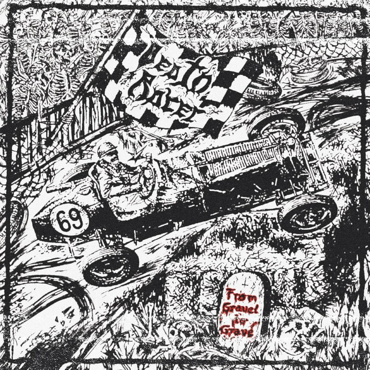 Death Racer From Gravel To Grave Vinyl Record