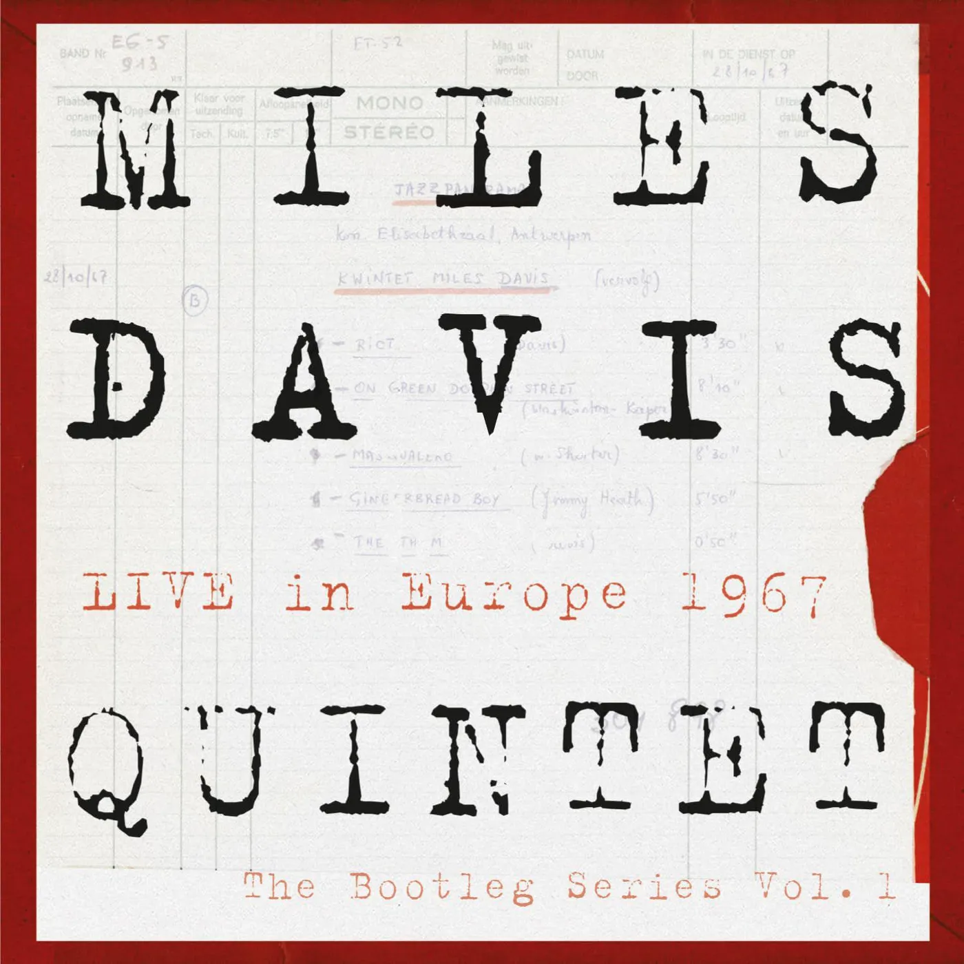 Miles Davis Live In Europe 1967 - The Bootleg Series Vol. 1 (5LP - Deluxe 180g) Vinyl Box Set