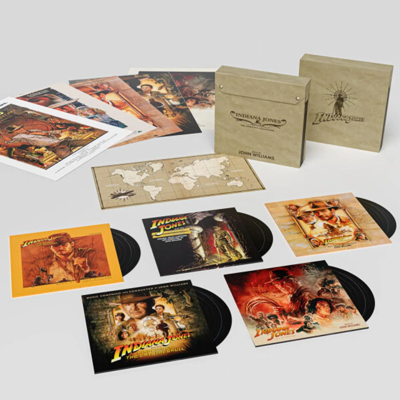 John Williams  Indiana Jones: The Complete Collection (180g 10LP Boxed Set, Limited Edition) Vinyl Record