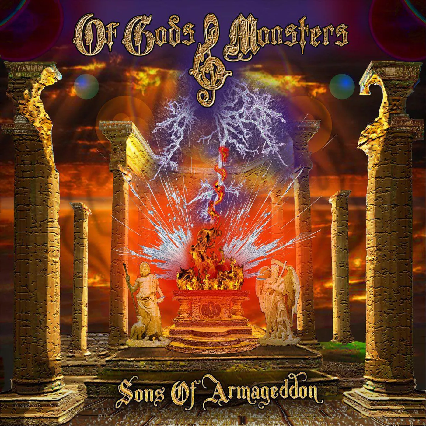 Of Gods & Monsters Sons Of Armageddon (Colored/with Poster) Vinyl Record