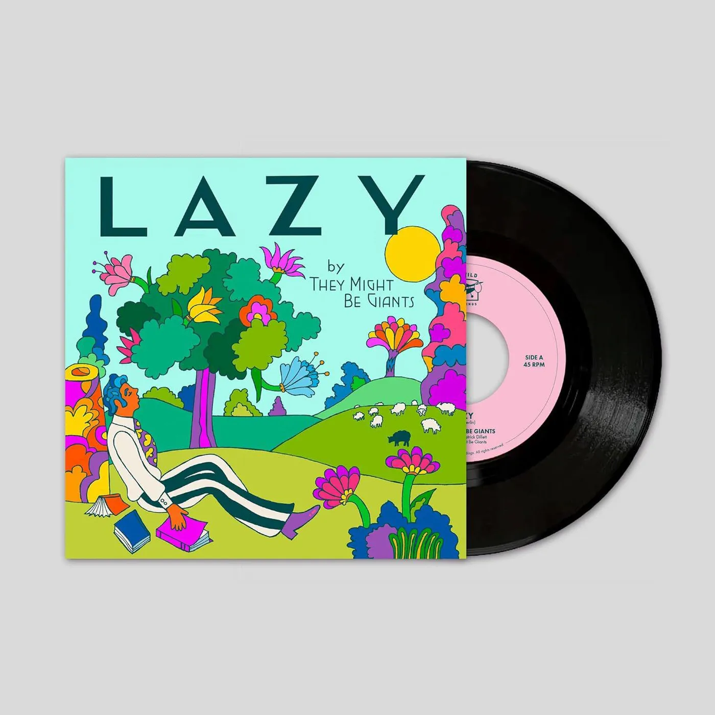 They Might Be Giants Lazy / Buckle Down Winsocki (7") Vinyl Record