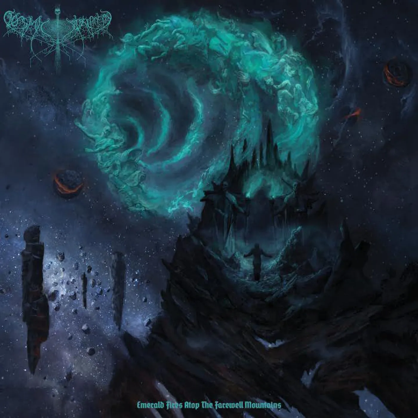 Cosmic Putrefaction Emerald Fires Atop The Farewell Mountains Vinyl Record