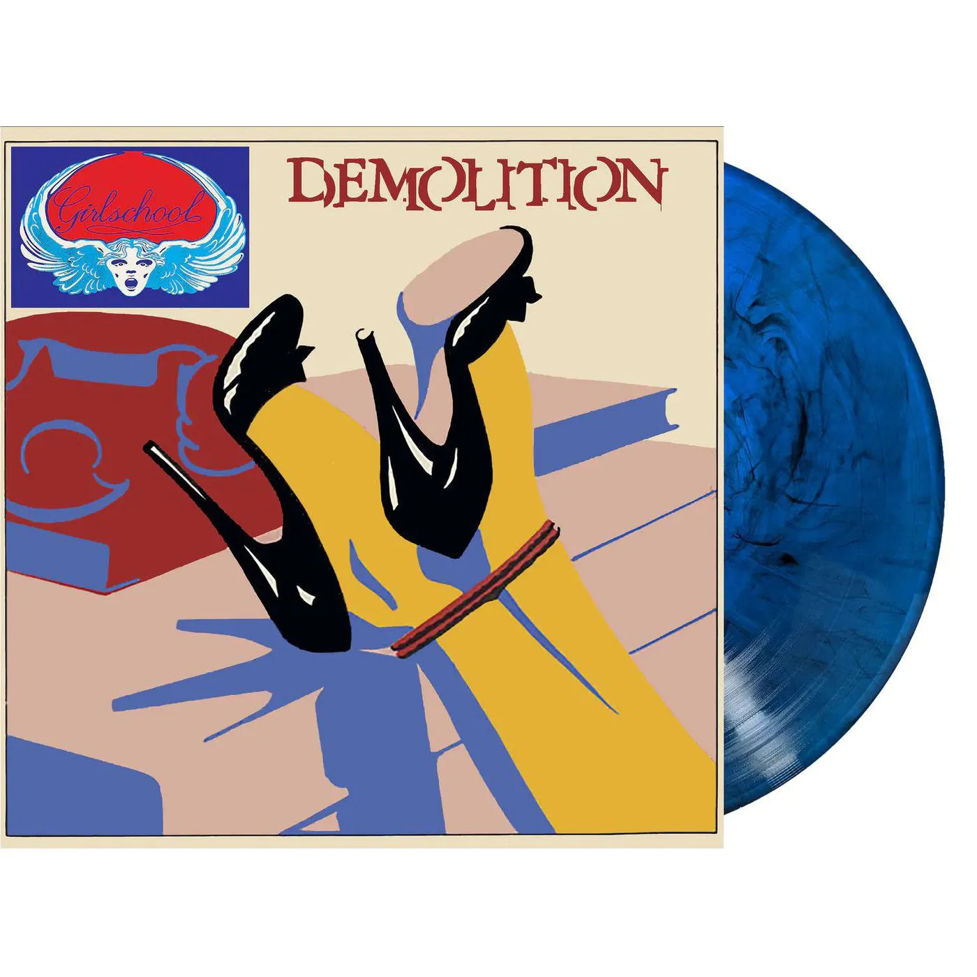 Girlschool Demolition (Marbled, Limited Edition) Vinyl Record