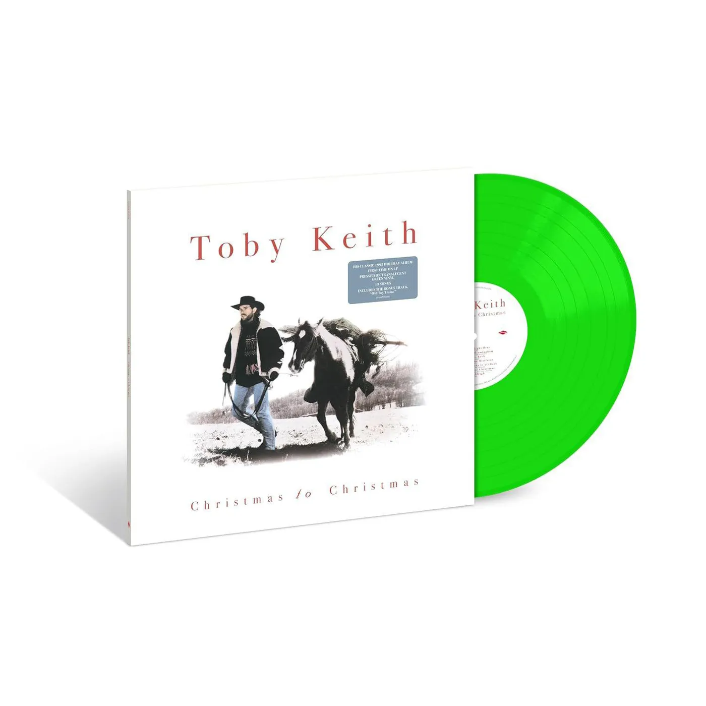 Toby Keith Christmas To Christmas (Green) Vinyl Record