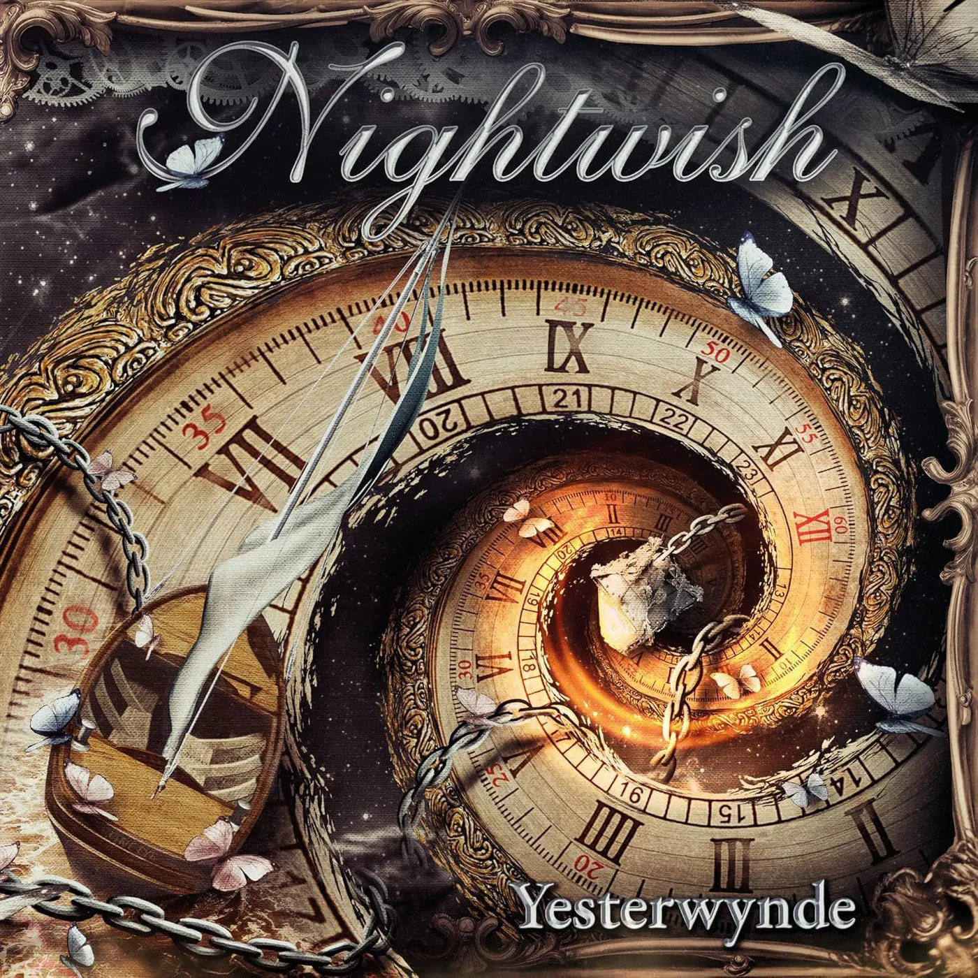 Nightwish Yesterwynde (White) Vinyl Record