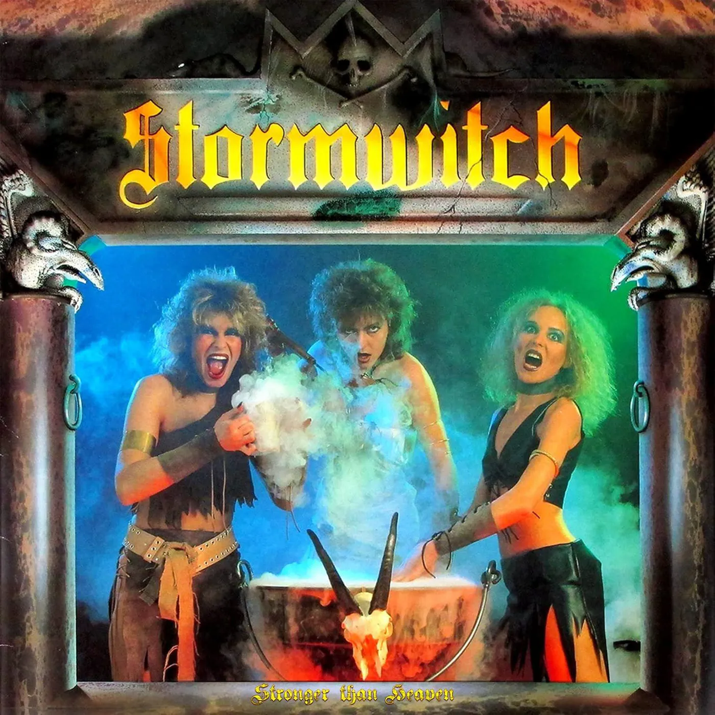 Stormwitch Stronger Than Heaven (Blue/Yellow) Vinyl Record