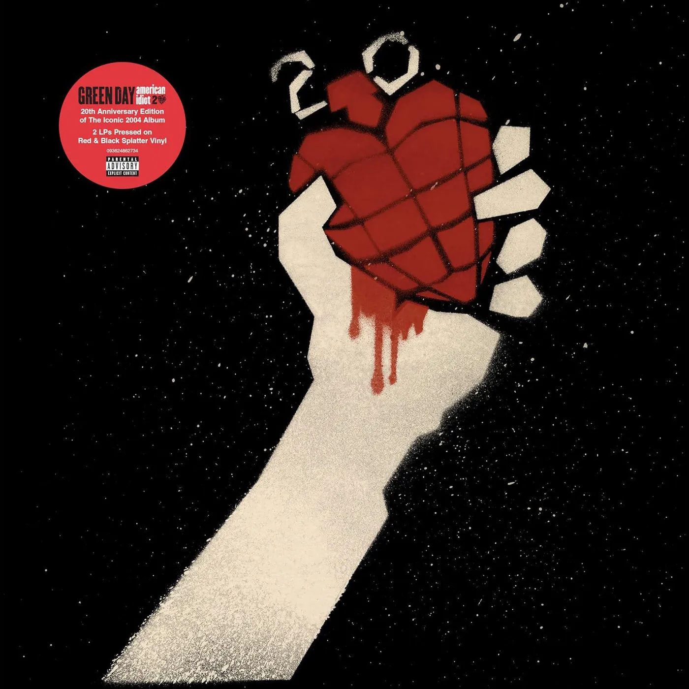 【メロコア】GREEN DAY アナログレコード　LP Green Day American Idiot (20th Anniversary) [2LP/Red & Black