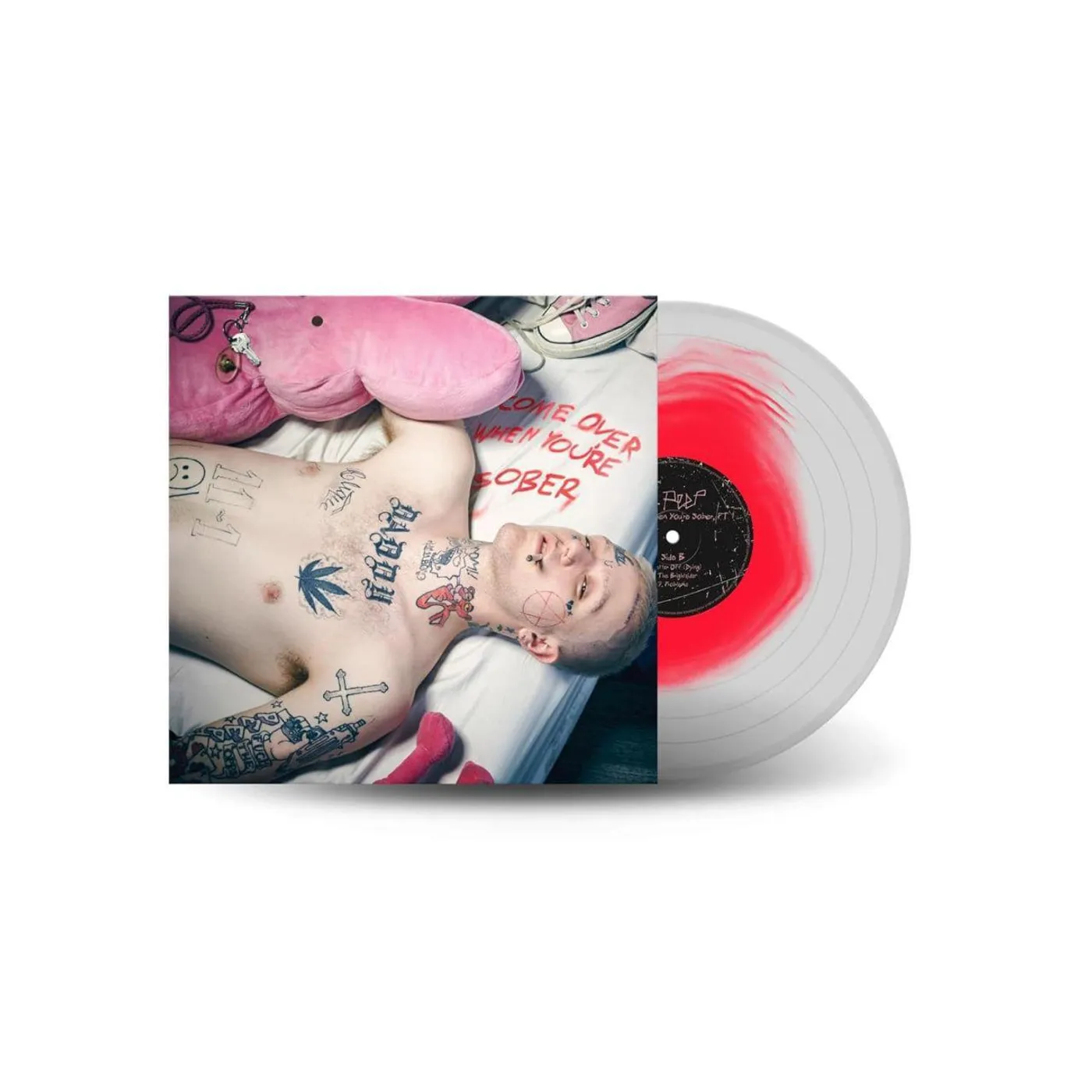 Lil Peep Come Over When You're Sober, Pt.1 (Clear, Pink) Vinyl Record