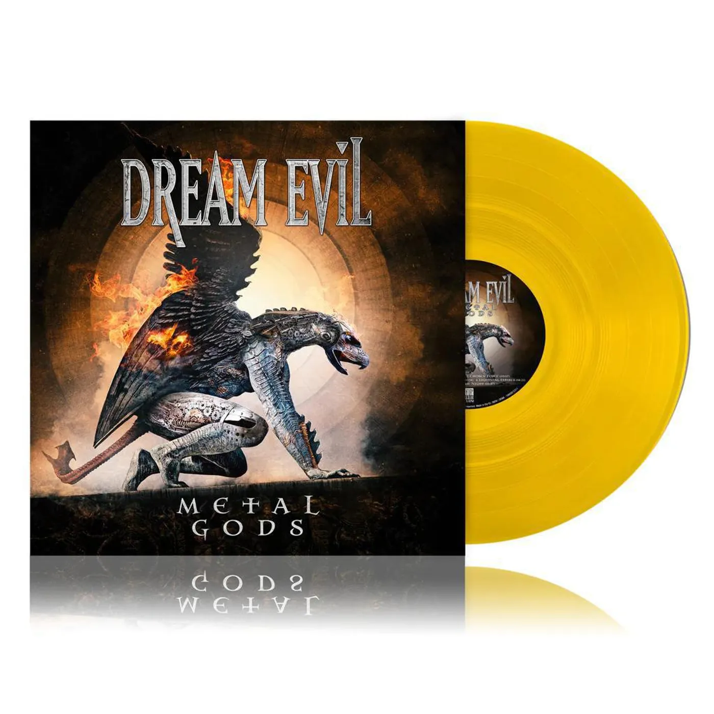 Dream Evil Metal Gods (Yellow Transparent) Vinyl Record
