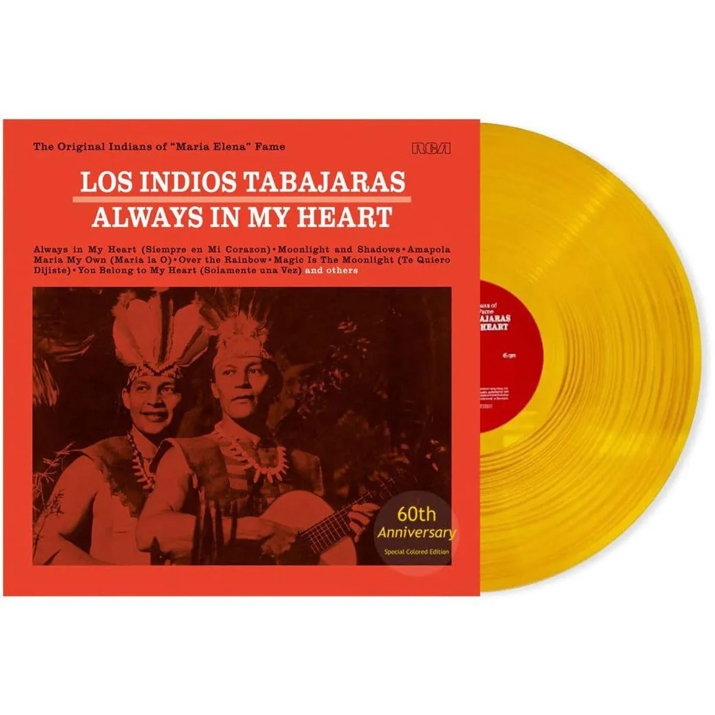 Los Indios Tabajaras Always in My Heart (Limited/Transparent Orange) Vinyl Record