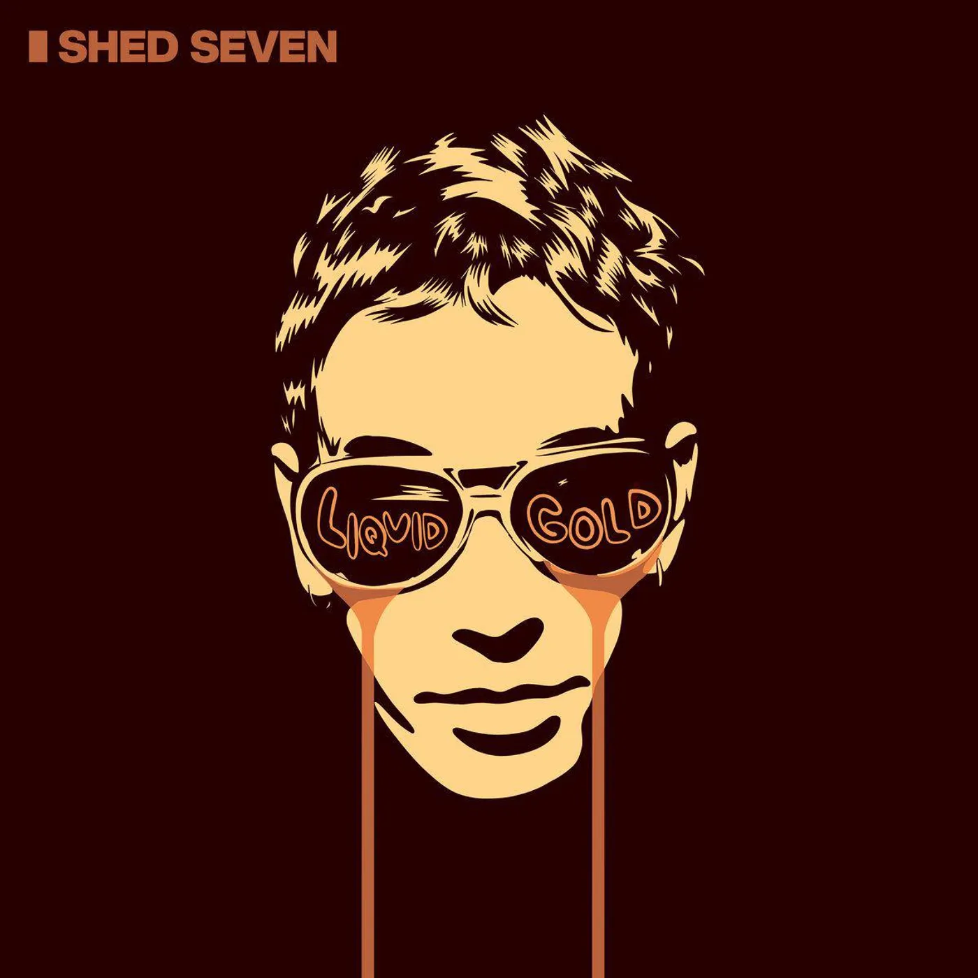 Shed Seven Liquid Gold (Single Sided, Etched) Vinyl Record