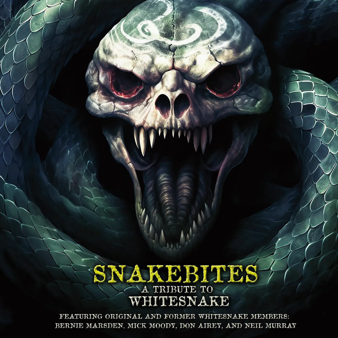 Various Snakebites - Tribute to Whitesnake (White) Vinyl Record