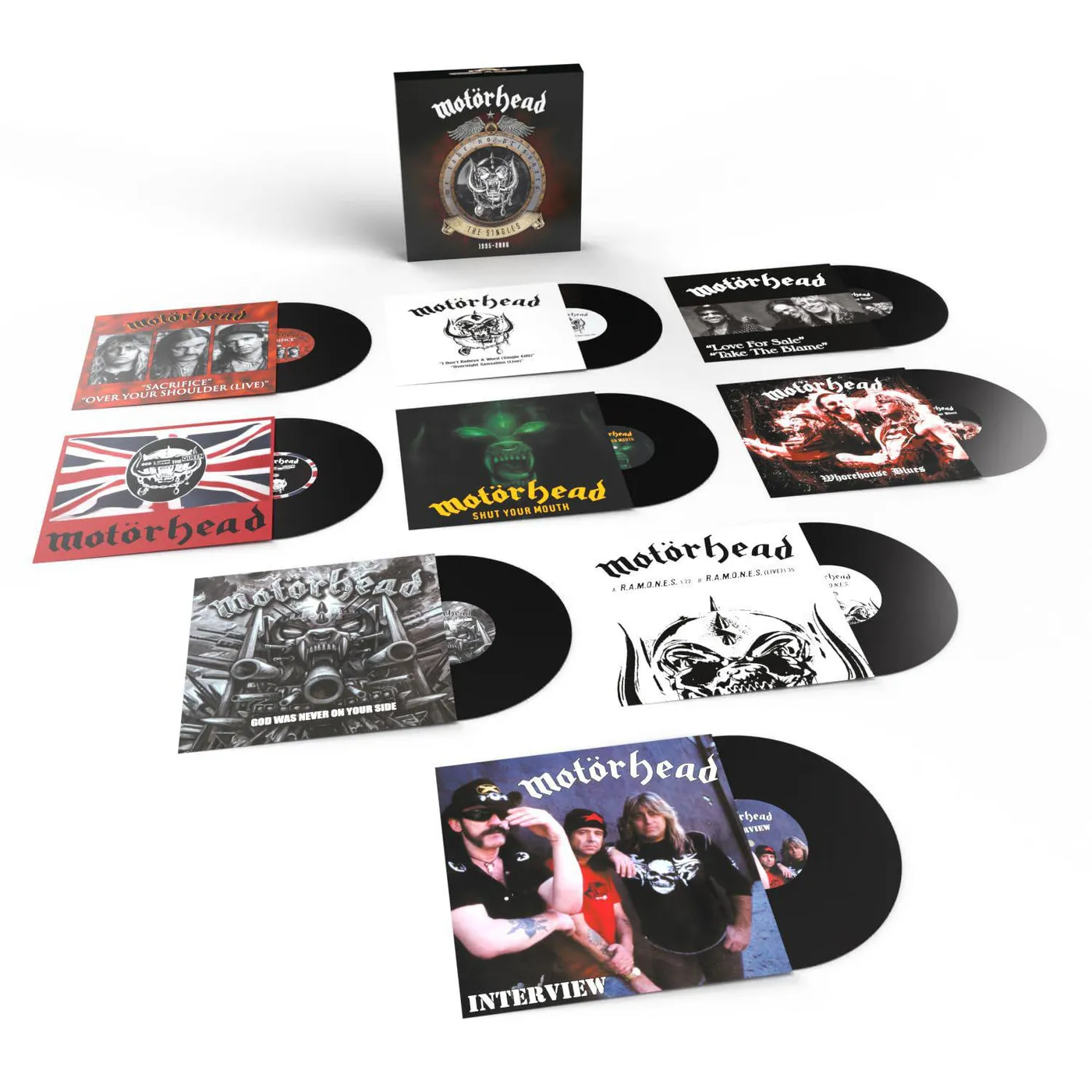 Motörhead We Take No Prisoners The Singles 1995-2006 (9LP/Boxset) Vinyl Record