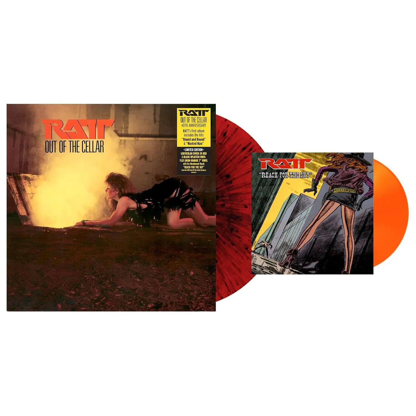 Ratt Out Of The Cellar (40Th Anniversary/Limited Edition/Red/Black/with Bonus 7") Vinyl Record