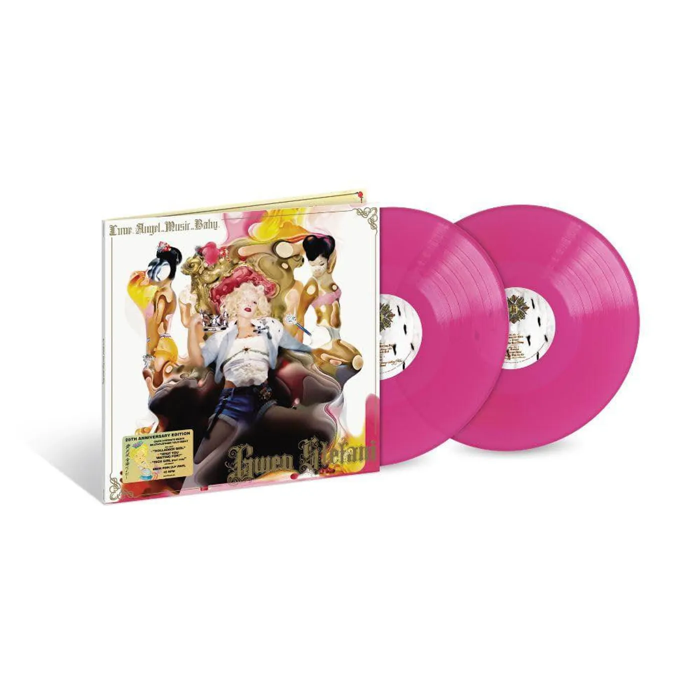 Gwen Stefani Love Angel Music Baby (20th Anniversary/2LP/Pink) Vinyl Record