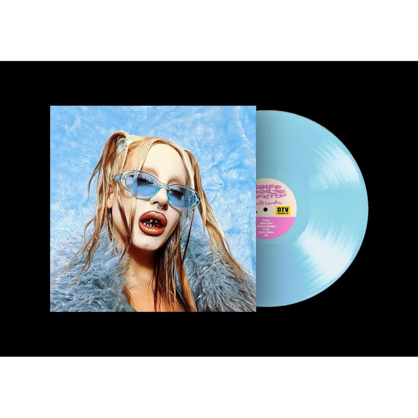 Du Blonde Sniff More Gritty (Light Blue) Vinyl Record 