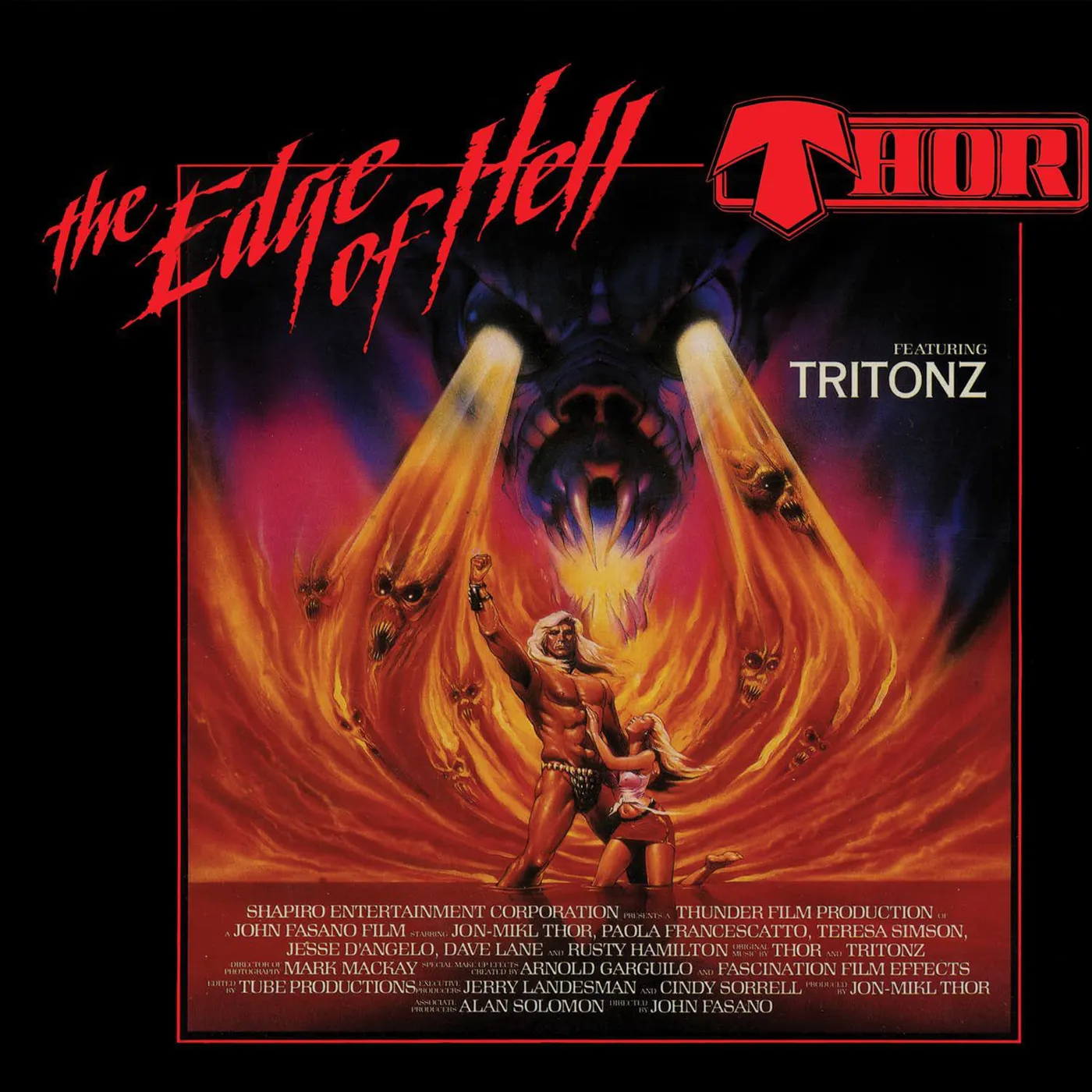 Thor Edge Of Hell (Red Marble) Vinyl Record