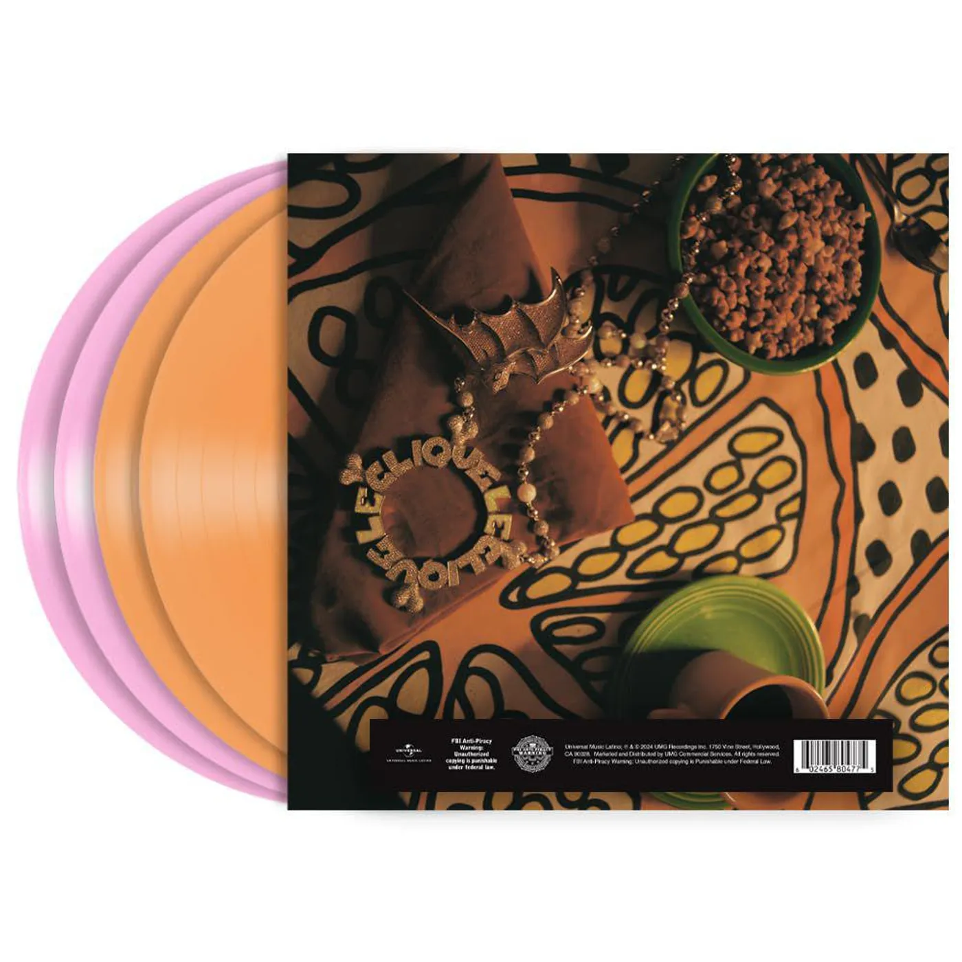 JHAYCO Le Clique: Vida Rockstar (X) (Hot Pink/Tangerine) Vinyl Record