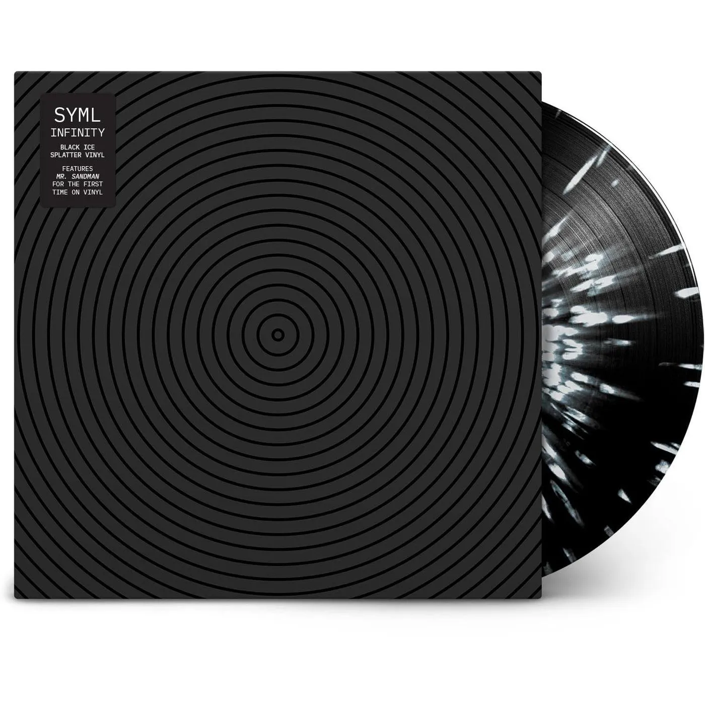 SYML Infinity (Black Ice With White Splatter) Vinyl Record