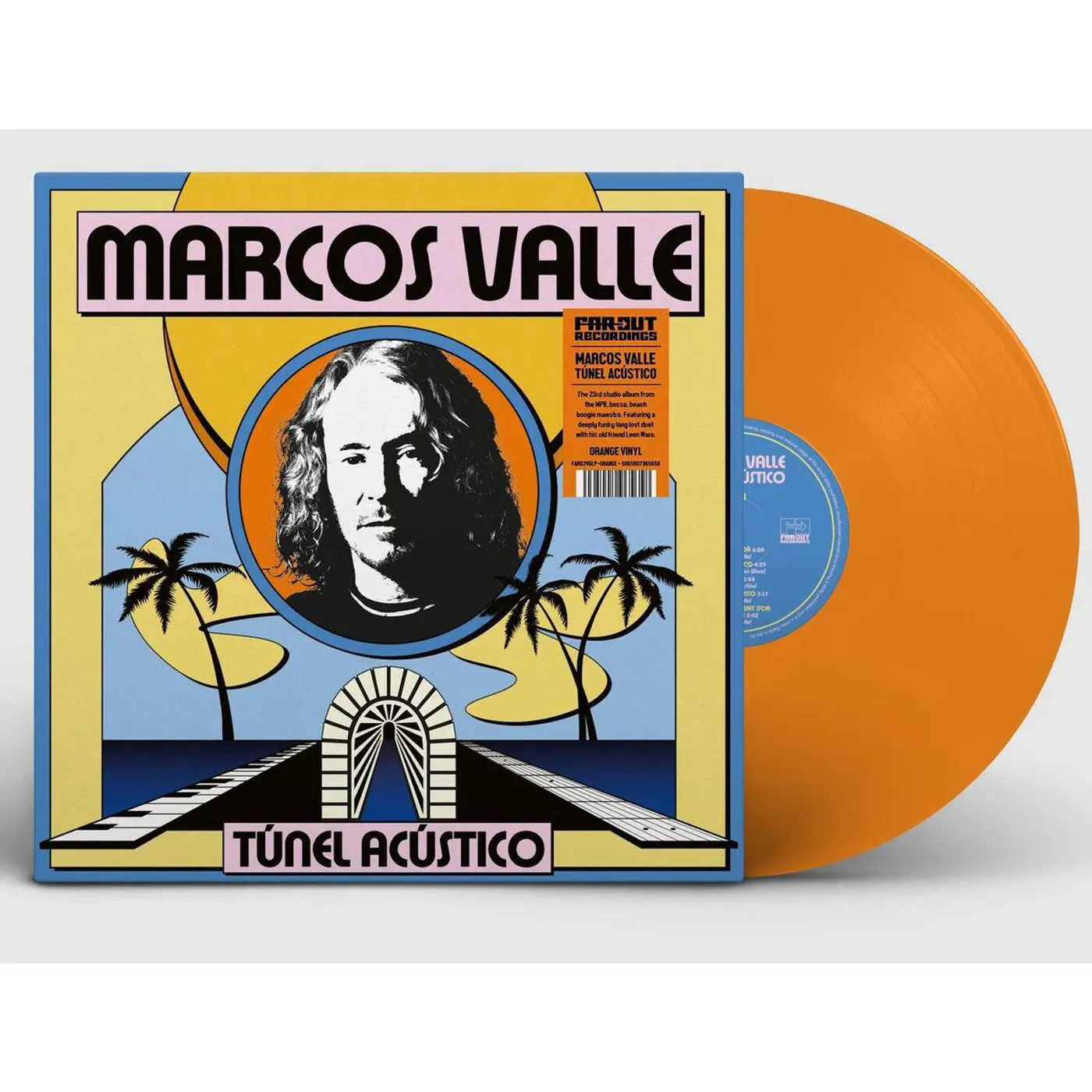 Marcos Valle Tunel Acustico (Orange) Vinyl Record