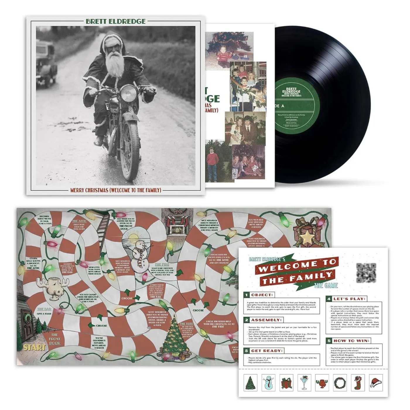 Brett Eldredge Merry Christmas (Welcome To The Family) Vinyl Record