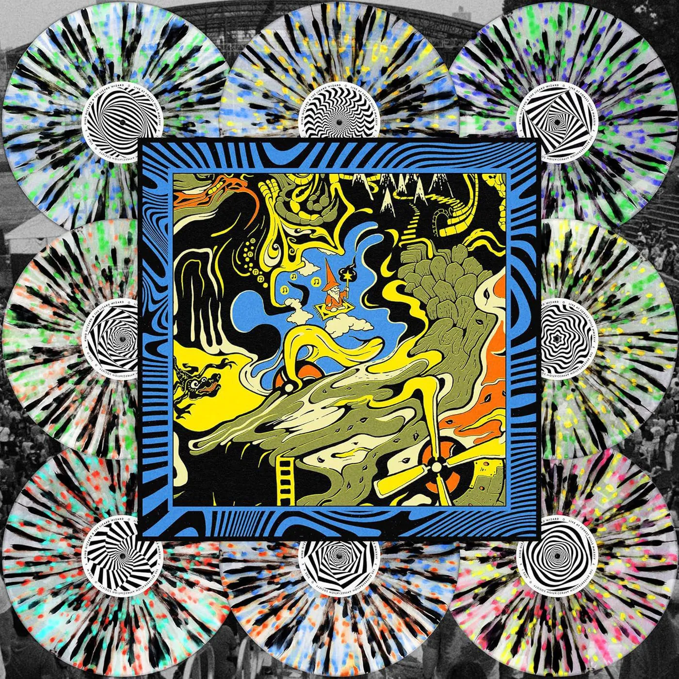 King Gizzard & The Lizard Wizard Live At Forest Hills Stadium '24 (8LP/Splatter/Boxed Set) Vinyl Record