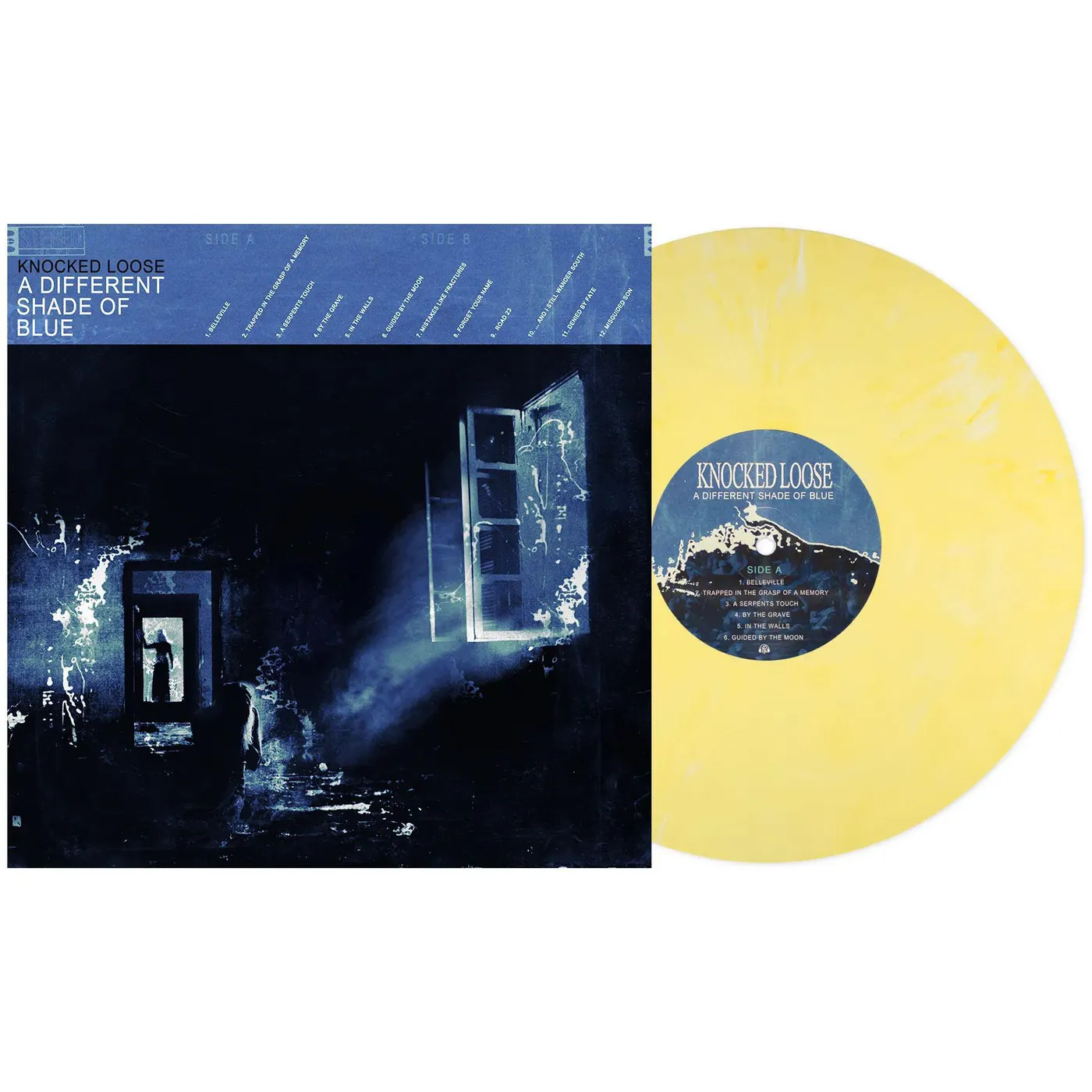 Knocked Loose Different Shade Of Blue (Lemonade Marble Colored) Vinyl Record