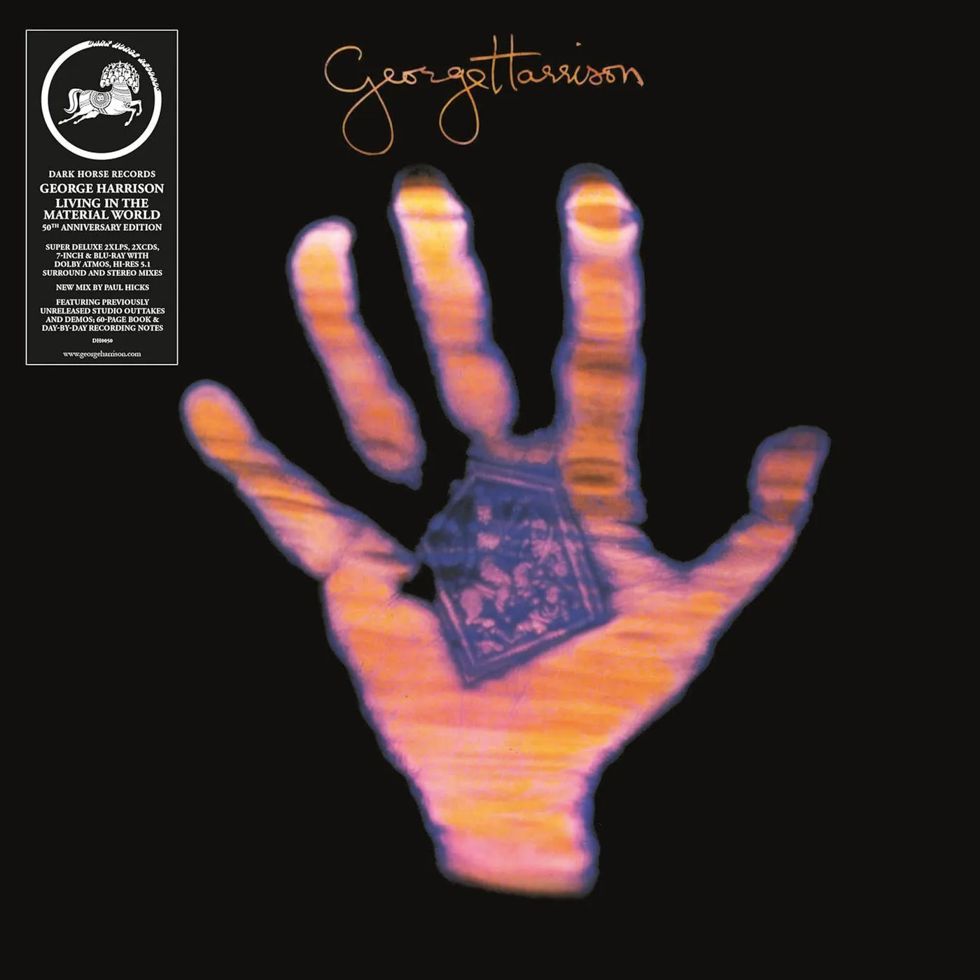 George Harrison Living In The Material World (50th Anniversary) (Boxed Set, With CD, With Bonus 7", With Blu-ray, Deluxe Edition) Vinyl Record