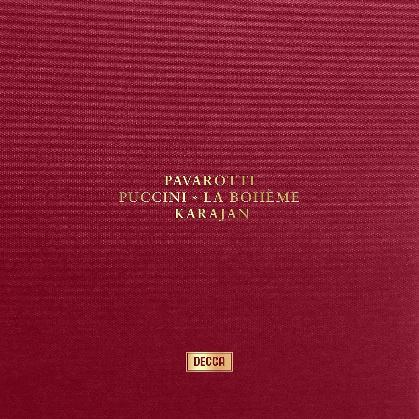 Puccini / Pavarotti / Karajan / Berlin Philharmoni La Boheme (Deluxe Edition) Vinyl Record