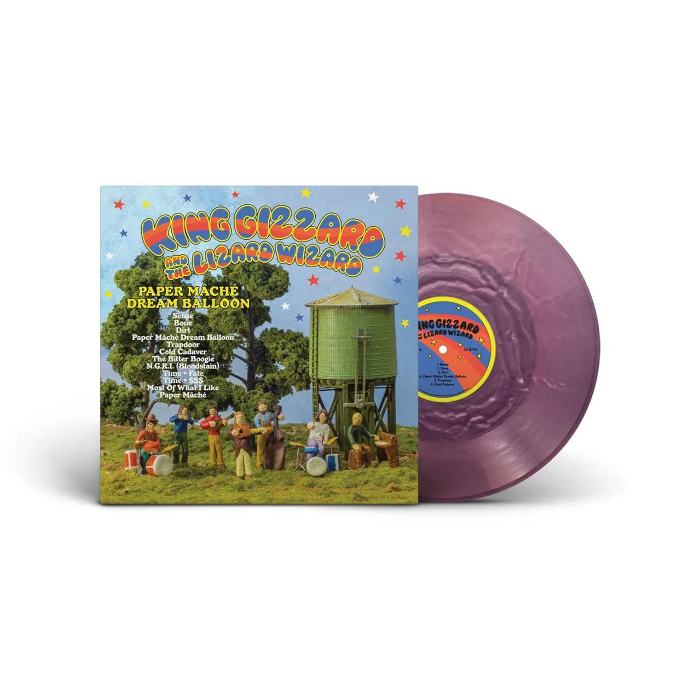 King Gizzard & The Lizard Wizard Paper Mache Dream Balloon (Pink Seaglass Edition) Vinyl Record