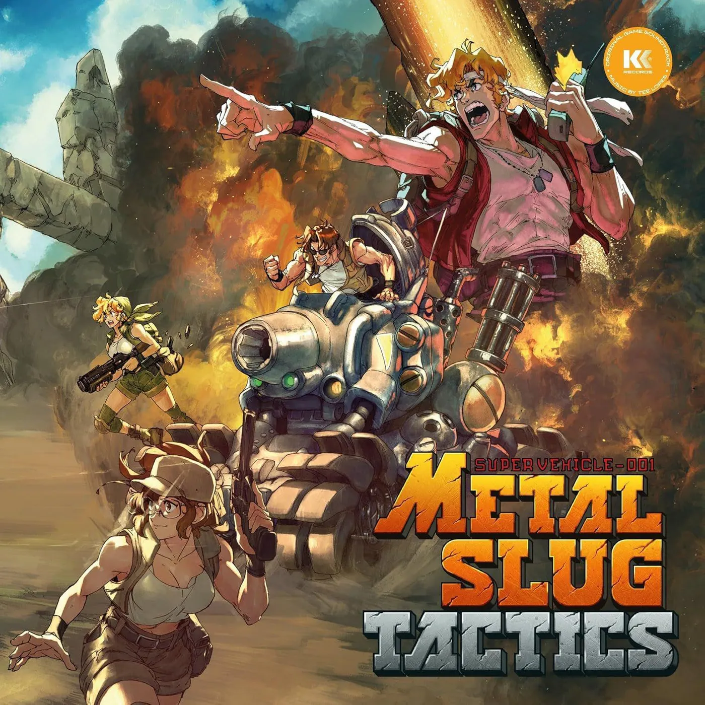 Tee Lopes Metal Slug Tactics - Original Soundtrack (2LP/Orange) Vinyl Record