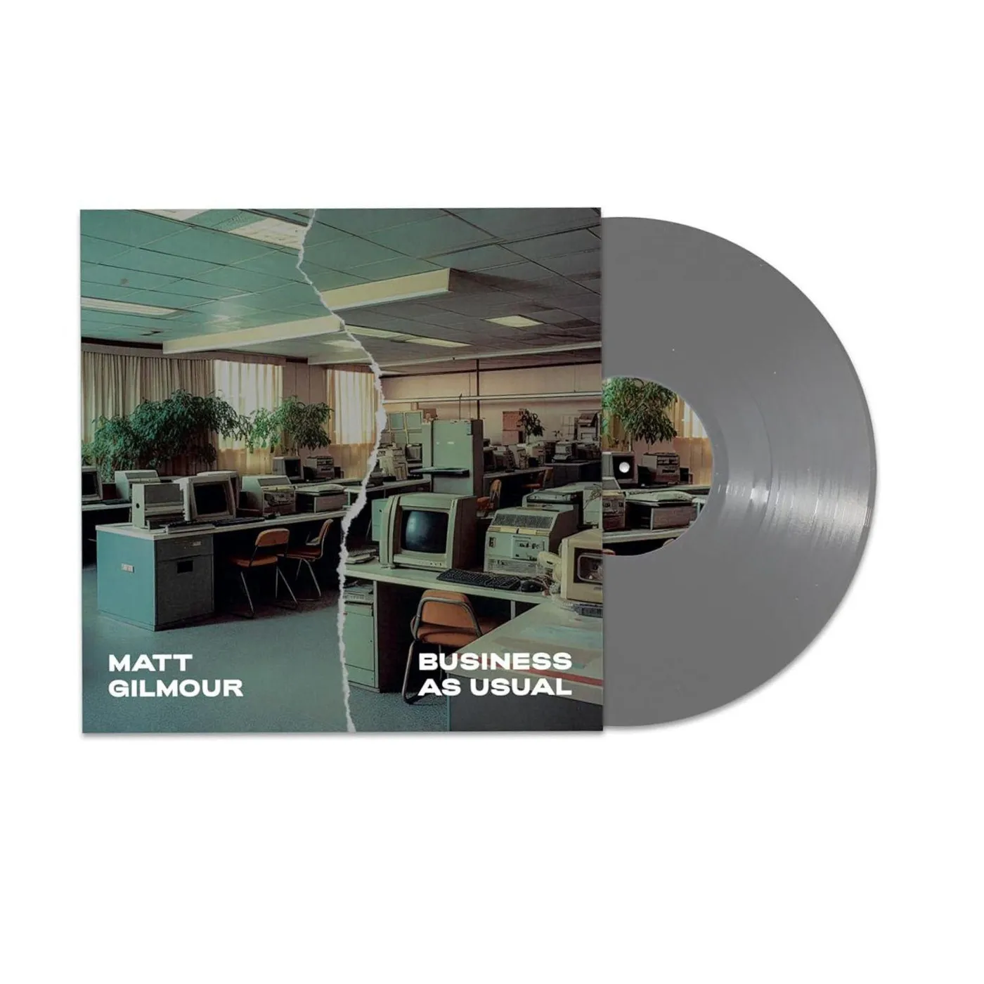 Matt Gilmour Business As Usual (Grey) Vinyl Record