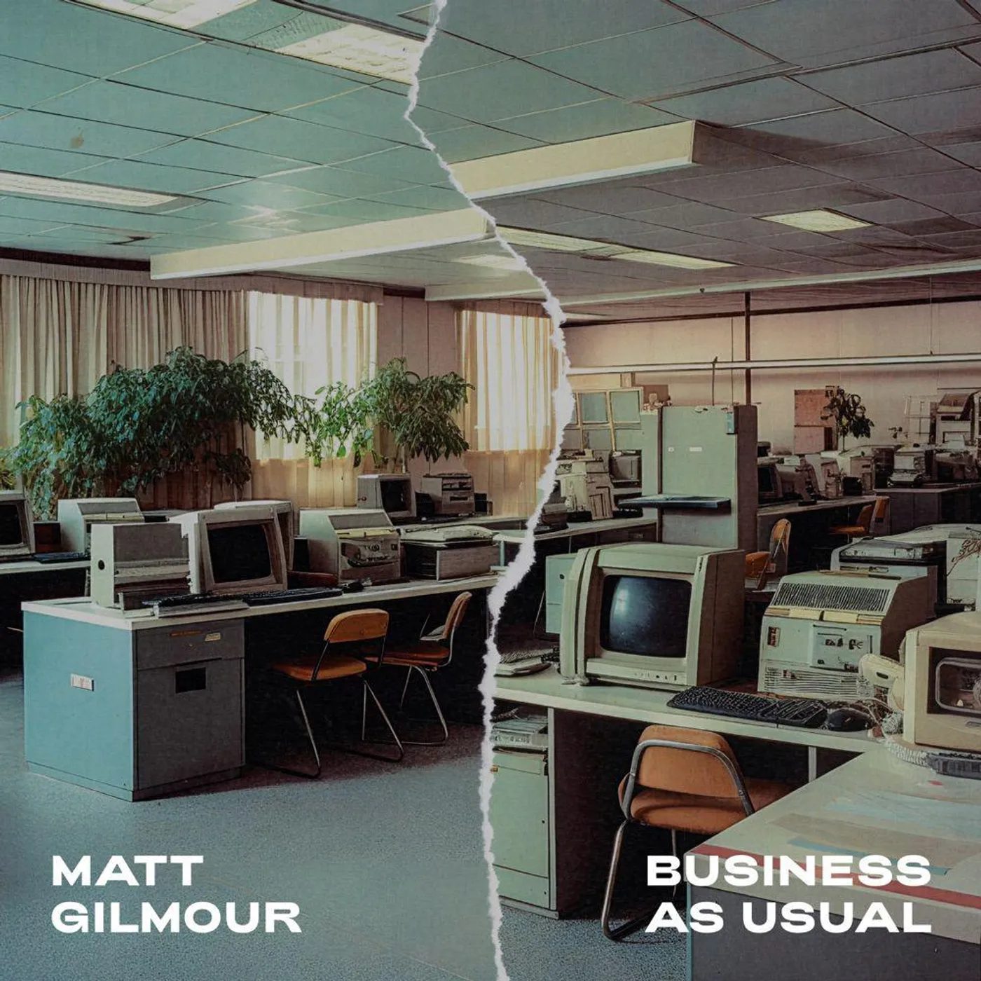 Matt Gilmour Business As Usual (Grey) Vinyl Record