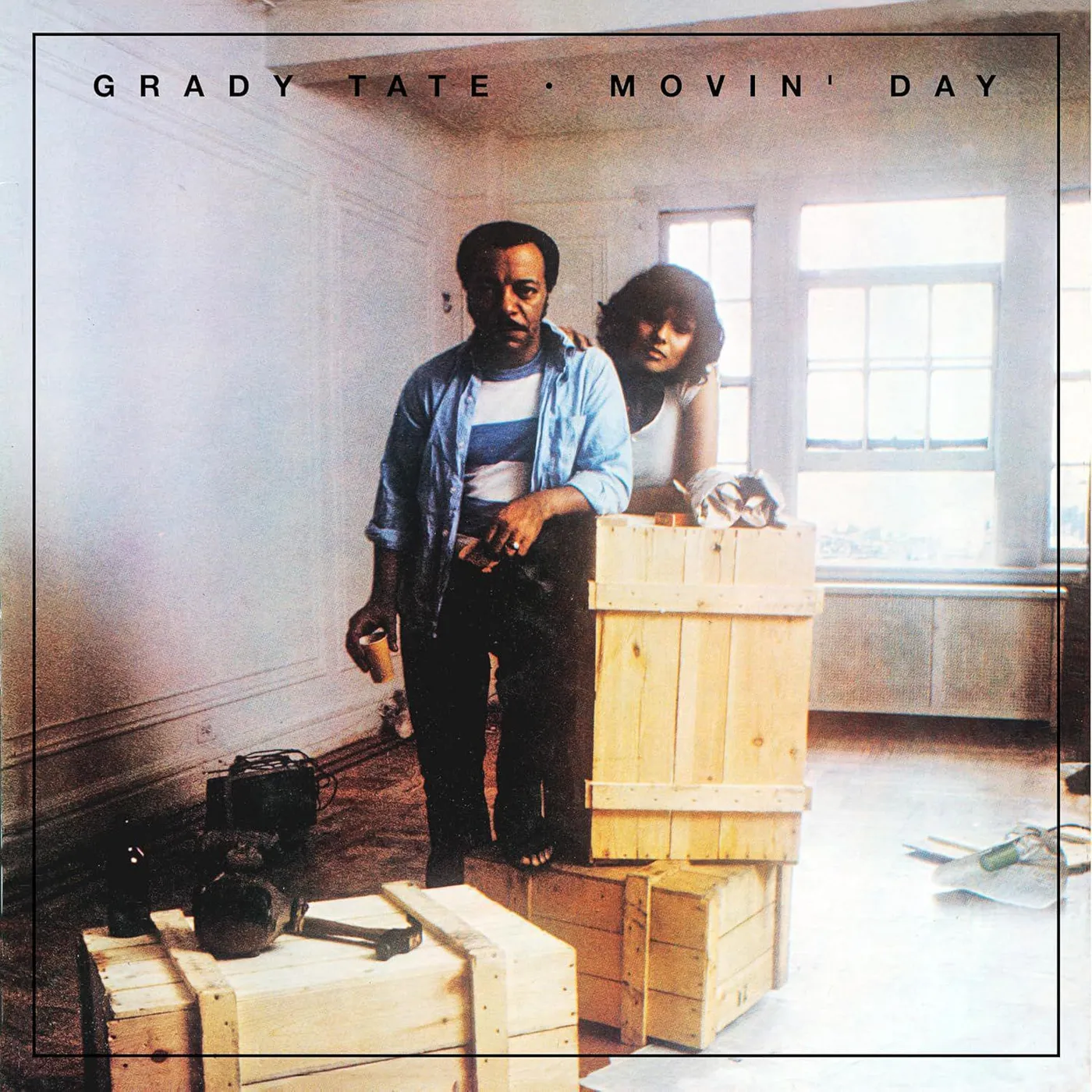 Grady Tate Movin Day (Dark Brown & Orange Marble) Vinyl Record