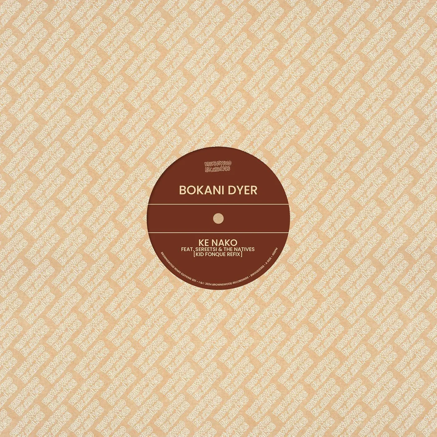 Bokani Dyer Brownswood Remix Editions 001: Ke Nako Remixes Vinyl Record