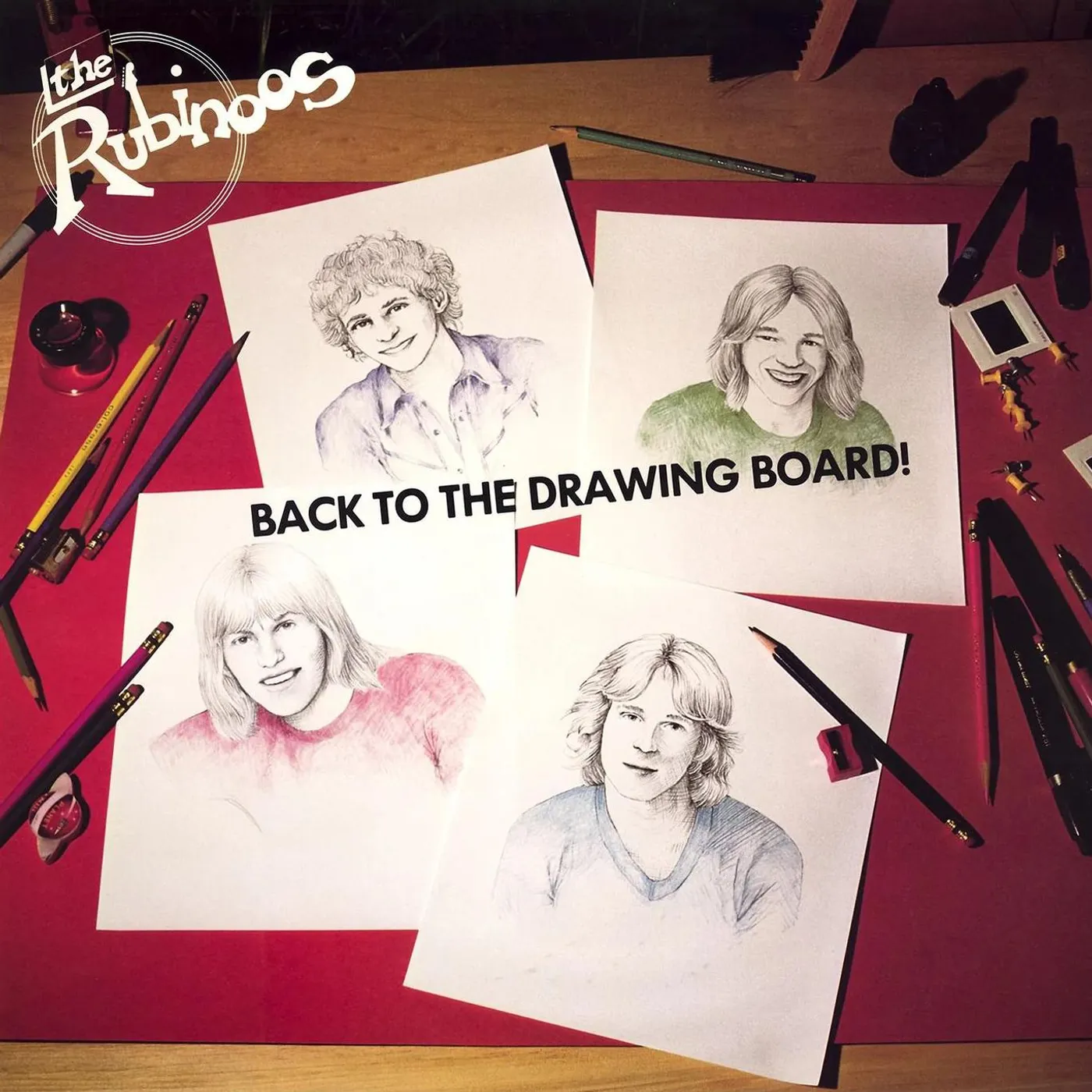 The Rubinoos Back To The Drawing Board (Ruby & Black Splatter) Vinyl Record