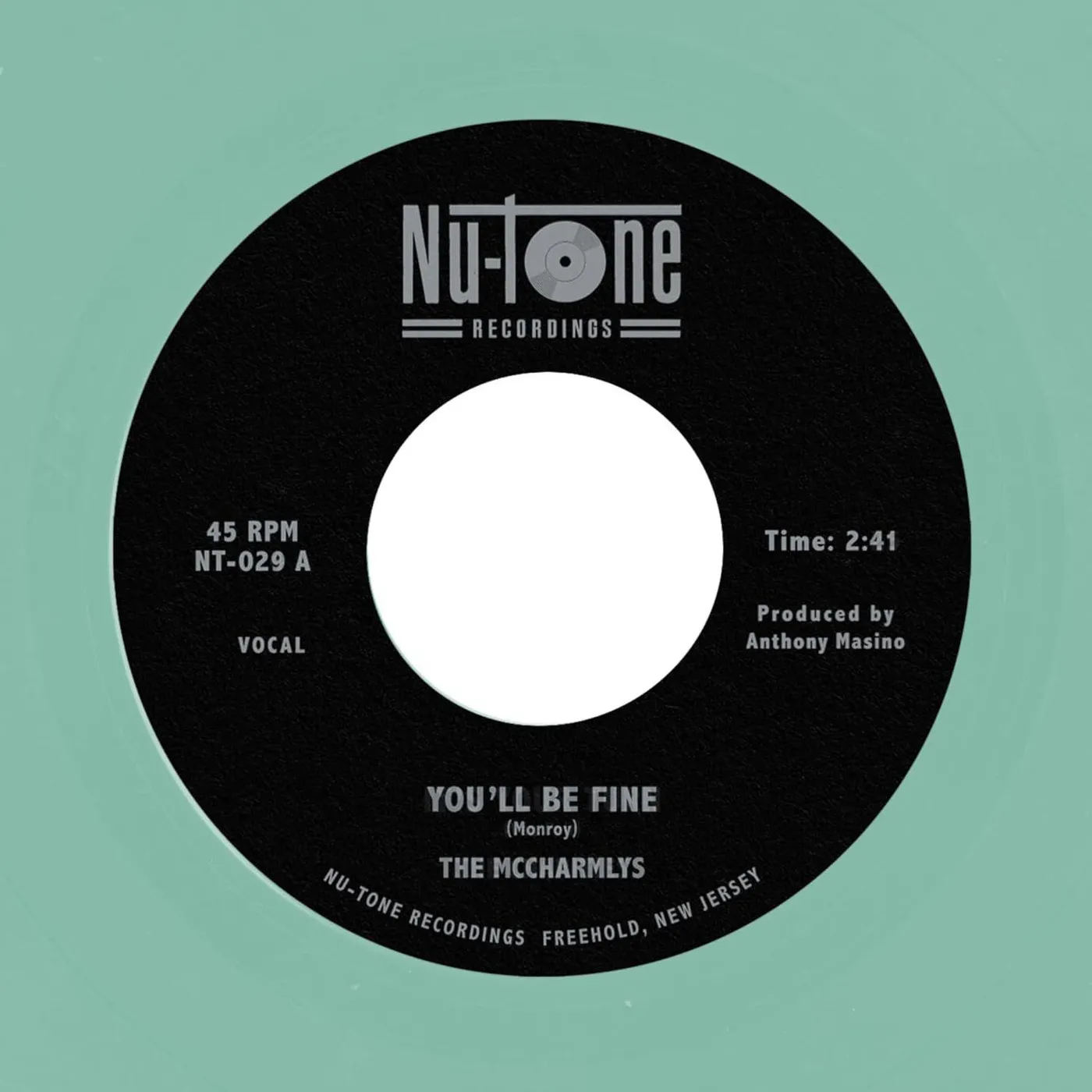 The McCharmlys You'll Be Fine / Break My Heart 45 (7" Single/ Random Color) Vinyl Record