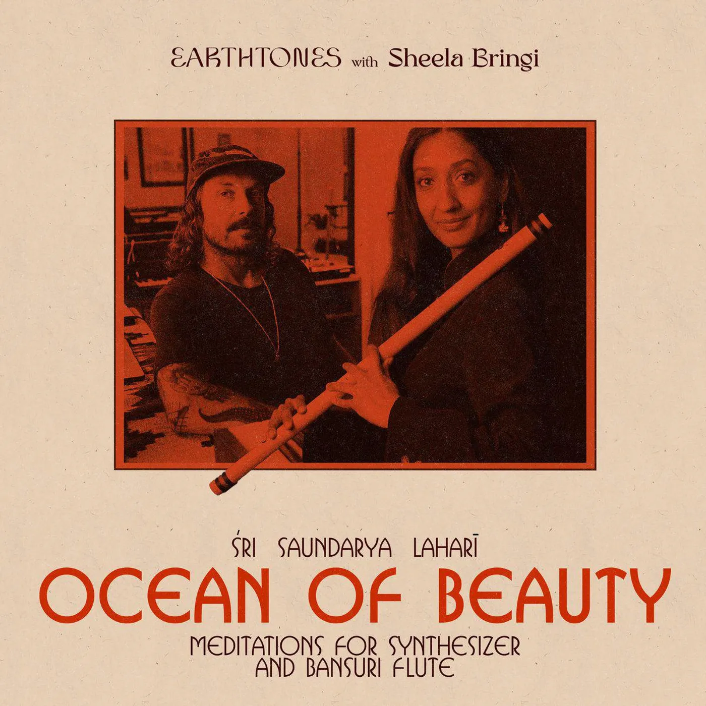 Earthtones & Sheela Bringi Ocean Of Beauty: Meditations For Synthesizer & Bansuri Flute Vinyl Record
