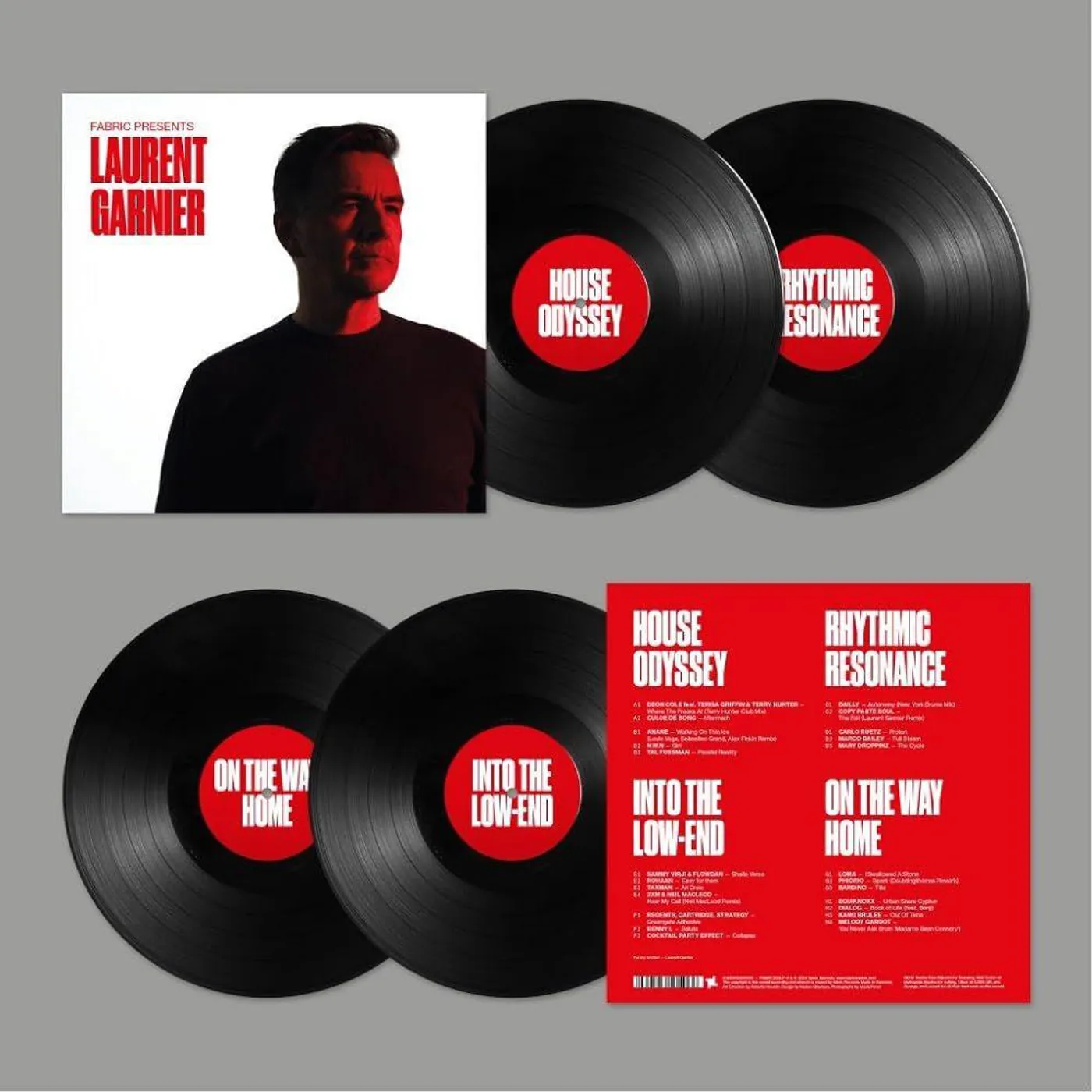 Fabric Presents Laurent Garnier (4LP) Vinyl Record