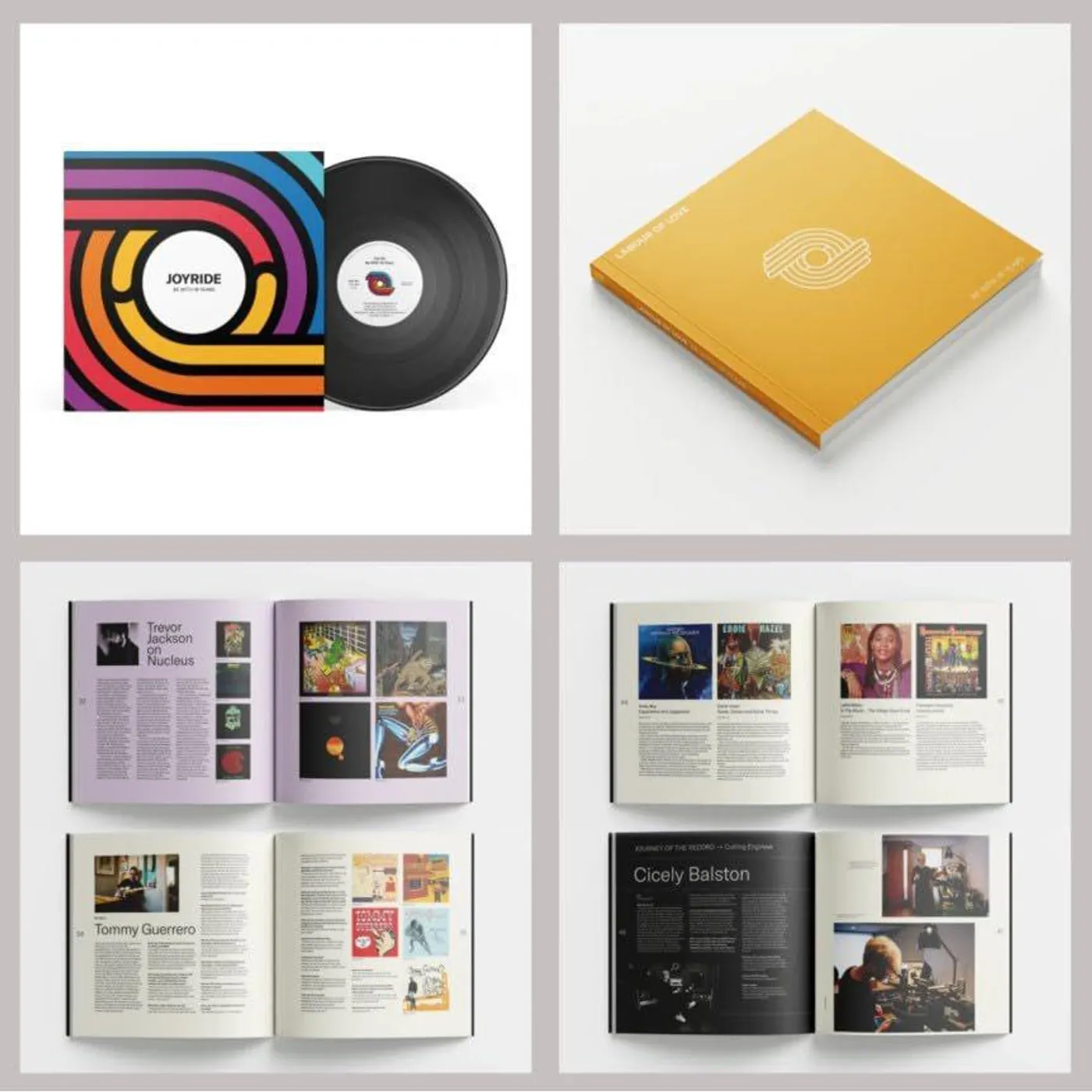 Various Artists  Be With 10 Years: Joyride & Labour Of Love (Box Set With Book) Vinyl Record