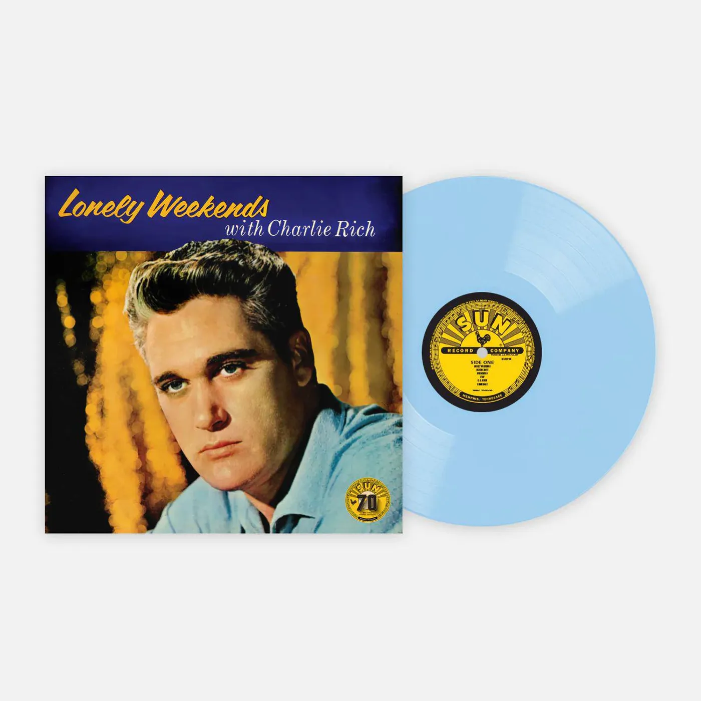 Charlie Rich Lonely Weekends (Limited/Sky Blue) Vinyl Record