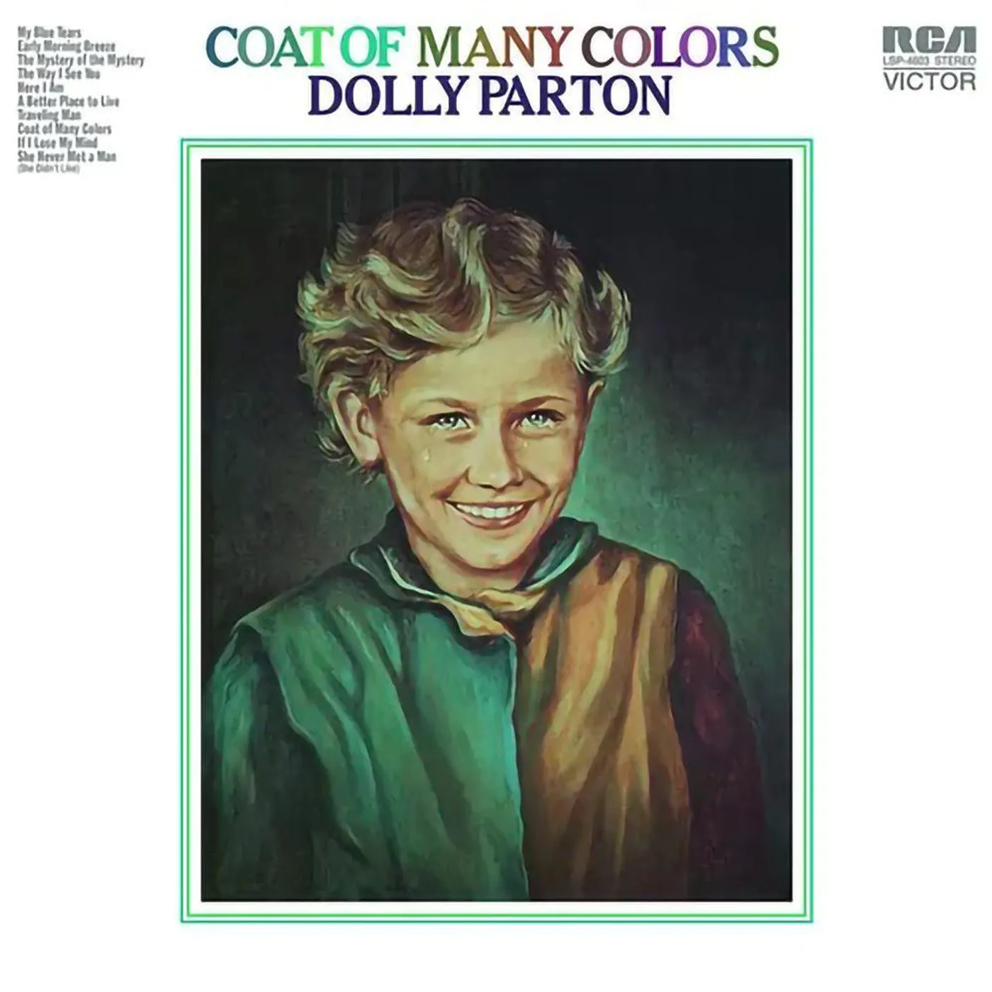 Dolly Parton Coat Of Many Colors (Rainbow Splatter) Vinyl Record