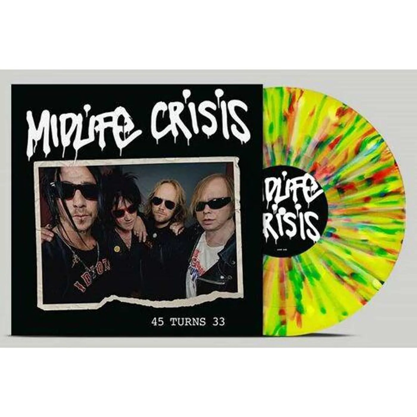 Midlife Crisis: 45 Turns 33 (Multicolour-Splatter) Vinyl Record