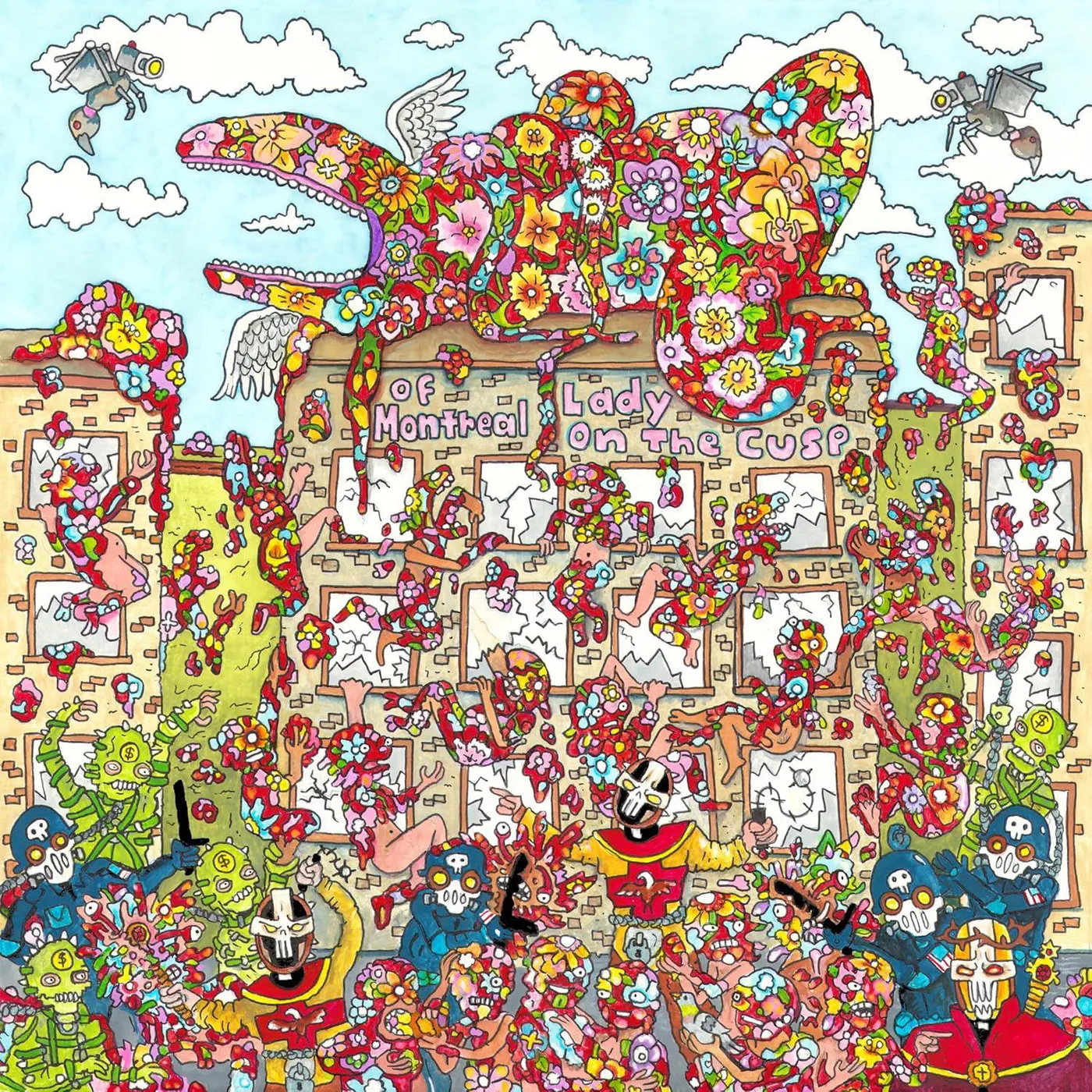 of Montreal Lady On The Cusp (Clear Sky Blue) Vinyl Record