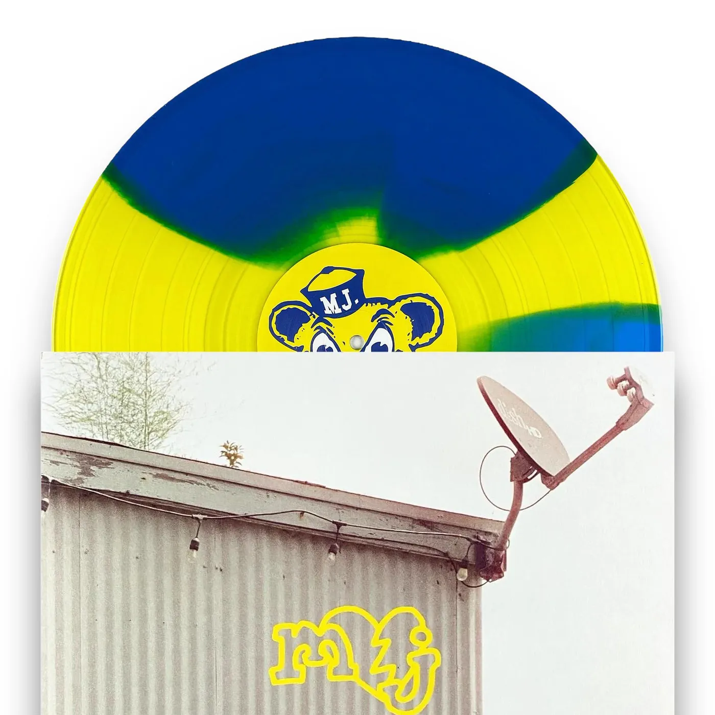 Mom Jeans. Bear Market (Blue Yellow Blue Segments) Vinyl Record