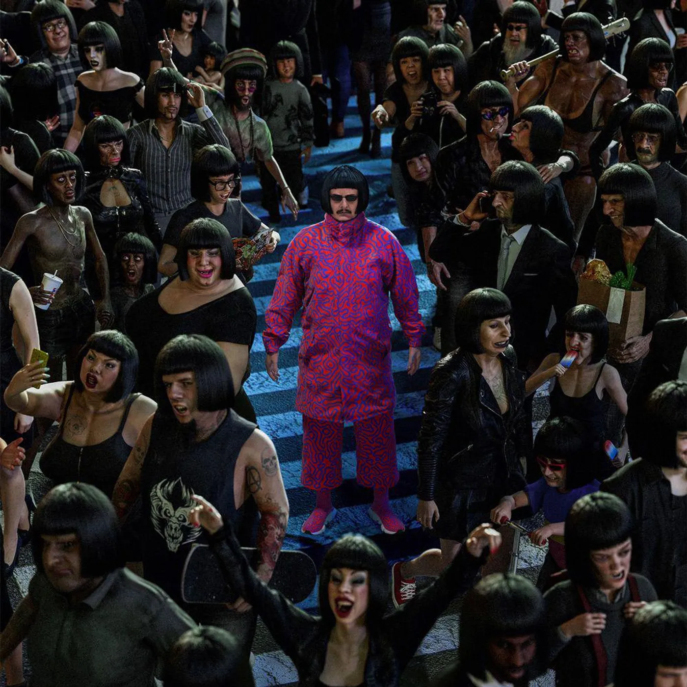 Oliver Tree Alone In A Crowd (Explicit Lyrics/ Clear, Red) Vinyl Record