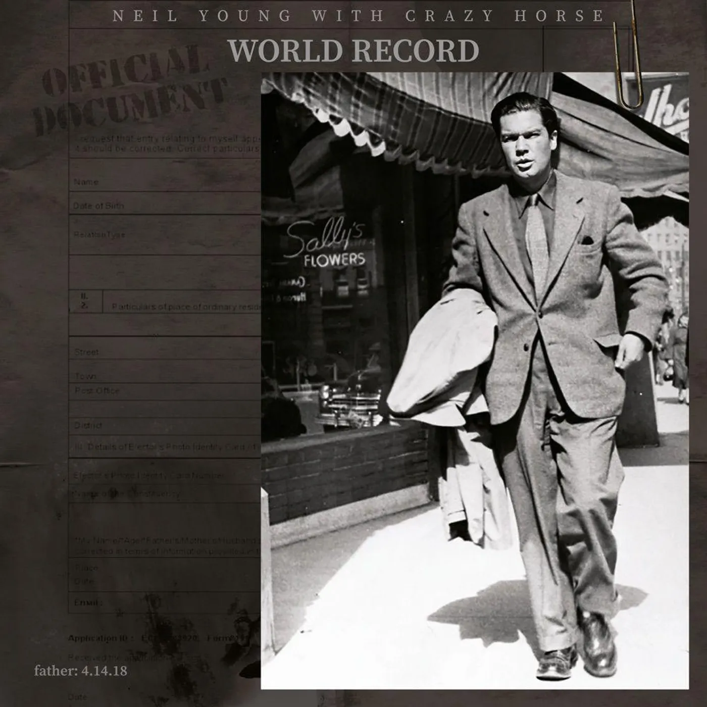 Neil Young & Crazy Horse World Record (2LP/ Clear) Vinyl Record