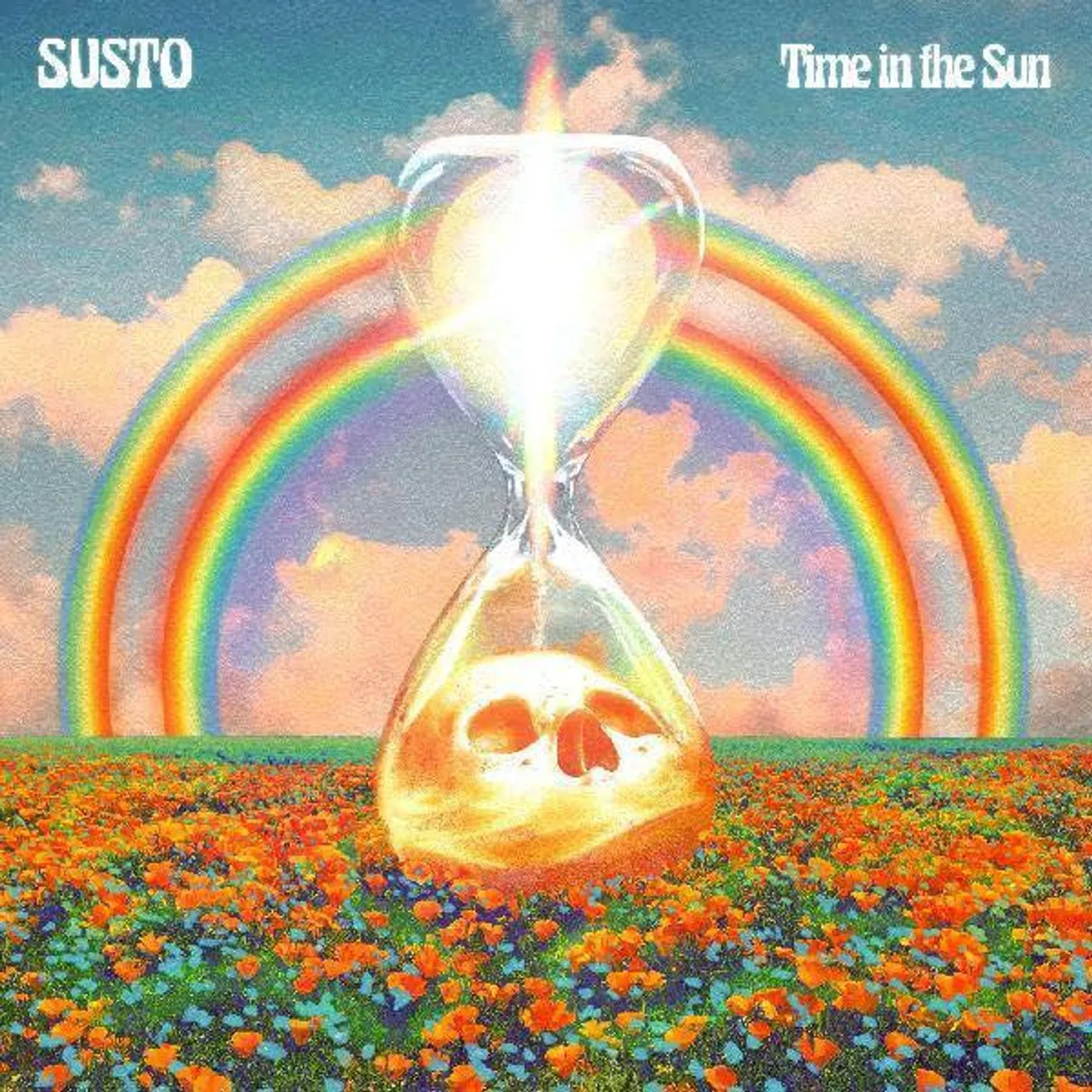 Susto Time In The Sun (Clear, Orange) Vinyl Record