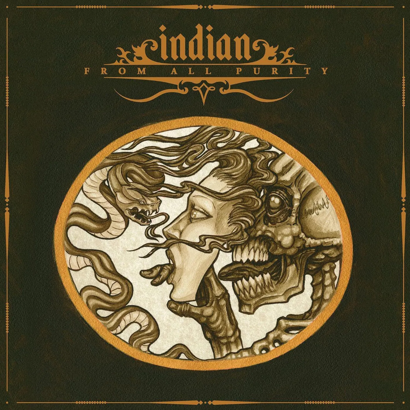 Indian From All Purity (Green, Gold, Splatter) Vinyl Record 