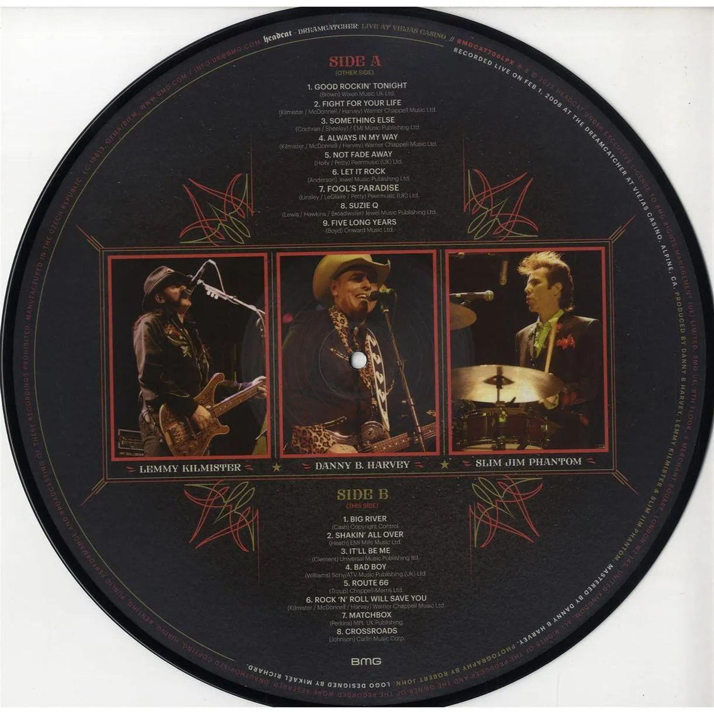HeadCat Dreamcatcher: Live At Viejas Casino (Picture Disc) Vinyl Record